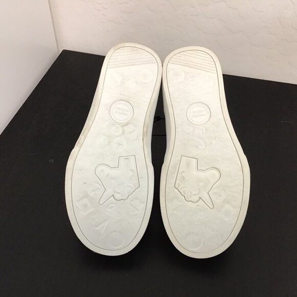 NWT Wonder Nation Little Girls Casual Ruffle Rose Gold Slip On Sneaker Size 12 - Picture 7 of 7